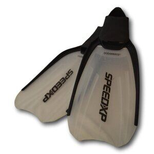 OCEANWAYS - ITALY DIVE FINS 40-41 Size: 6-7 Speed XP - Pre-Owned